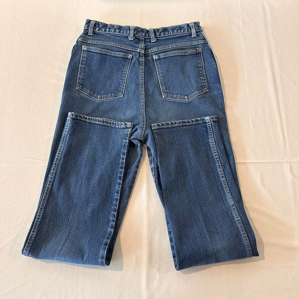 Vintage Sasson High Rise Straight Leg Jeans | Classic Blue Denim | 90s Fit | Sm - Picture 2 of 8